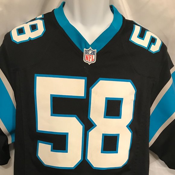 Nike #58 Davis NFL Athletic Keep Pounding Jersey - Picture 2 of 5